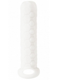Белый фаллоудлинитель Homme Long - 13,5 см. - Lola Games - в Калининграде купить с доставкой