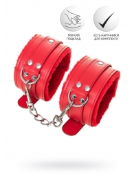 Красные оковы Anonymo из искусственной кожи - ToyFa - купить с доставкой в Калининграде