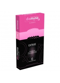 Презервативы с точками и рёбрышками DOMINO Classic Extase - 6 шт. - Domino - купить с доставкой в Калининграде