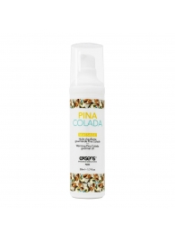 Разогревающее массажное масло с ароматом пина колада Gourmet Pina Colada - 50 мл. - Exsens - купить с доставкой в Калининграде