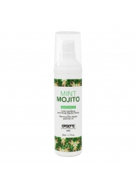 Разогревающее массажное масло с ароматом мохито Gourmet Mint Mojito - 50 мл. - Exsens - купить с доставкой в Калининграде