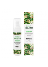 Разогревающее массажное масло с ароматом мохито Gourmet Mint Mojito - 50 мл. - Exsens - купить с доставкой в Калининграде