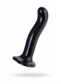Черный стимулятор для пар P G-Spot Dildo Size L - 19 см. - Strap-on-me - в Калининграде купить с доставкой