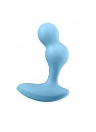 Голубой анальный вибростимулятор Deep Driver - 11,2 см. - Satisfyer - в Калининграде купить с доставкой