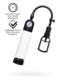 Прозрачная механическая помпа Helmer с манометром - Sexus - в Калининграде купить с доставкой