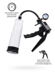 Прозрачная механическая помпа для пениса Viggo - Sexus - в Калининграде купить с доставкой