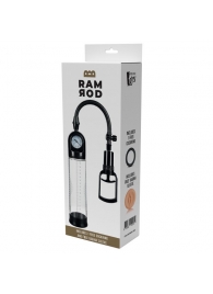 Прозрачная вакуумная помпа с манометром Deluxe Penis Pump - Dream Toys - в Калининграде купить с доставкой