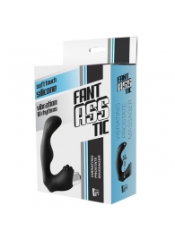 Черный вибромассажер простаты FantASStic Vibrating Prostate Massager - 11,3 см. - Dream Toys - в Калининграде купить с доставкой