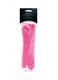 Розовая веревка для связывания Sweet Caress Rope - 10 метров - Sweet Caress - купить с доставкой в Калининграде