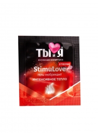 Разогревающий гель-лубрикант Stimulove Strong в одноразовой упаковке - 4 гр. - Биоритм - купить с доставкой в Калининграде