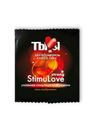 Разогревающий гель-лубрикант Stimulove Strong в одноразовой упаковке - 4 гр. - Биоритм - купить с доставкой в Калининграде