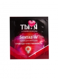 Возбуждающий крем для женщин Sextaz-W в одноразовой упаковке - 1,5 гр. - Биоритм - купить с доставкой в Калининграде
