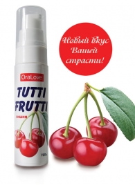 Гель-смазка Tutti-frutti с вишнёвым вкусом - 30 гр. - Биоритм - купить с доставкой в Калининграде