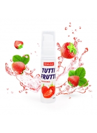 Гель-смазка Tutti-frutti с земляничным вкусом - 30 гр. - Биоритм - купить с доставкой в Калининграде