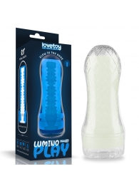 Светящийся в темноте мастурбатор Lumino Play Masturbator Ribbed - Lovetoy - в Калининграде купить с доставкой