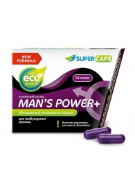 Возбуждающее средство для мужчин Mans Power plus - 10 капсул (0,35 гр.) +1 в подарок - SuperCaps - купить с доставкой в Калининграде