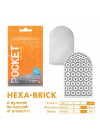 Карманный мастурбатор HEXA-BRICK - Tenga - в Калининграде купить с доставкой