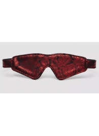 Двусторонняя красно-черная маска на глаза Reversible Faux Leather Blindfold - Fifty Shades of Grey - купить с доставкой в Калининграде
