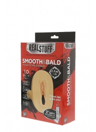 Мастурбатор-вагина с вибрацией и выносным пультом управления REALSTUFF SMOOTH   BALD - Dream Toys - в Калининграде купить с доставкой