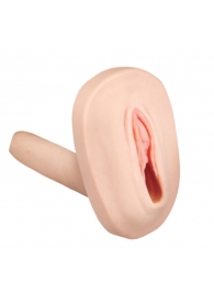 Мастурбатор-вагина с вибрацией и выносным пультом управления REALSTUFF SMOOTH   BALD - Dream Toys - в Калининграде купить с доставкой