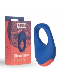 Синее эрекционное кольцо RRRING Dinner Date Cock Ring - FeelzToys - в Калининграде купить с доставкой