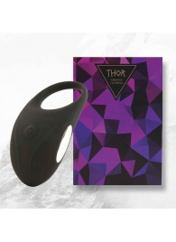 Черное эрекционное виброкольцо Thor Cockring - FeelzToys - в Калининграде купить с доставкой