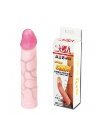 Удлиняющая насадка на пенис Deep Love - 21,5 см. - Baile - в Калининграде купить с доставкой