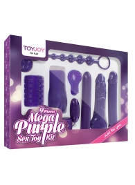 Эротический набор Toy Joy Mega Purple - Toy Joy - купить с доставкой в Калининграде