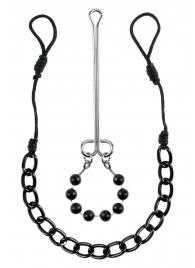 Интимные украшения с бусинами NIPPLE   CLIT JEWELRY - Pipedream - купить с доставкой в Калининграде