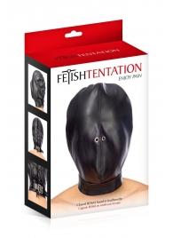 Маска-шлем на голову с отверстиями для дыхания - Fetish Tentation - купить с доставкой в Калининграде
