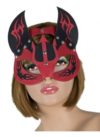 Маска дьяволицы с рожками - LOVETOY (А-Полимер) - купить с доставкой в Калининграде