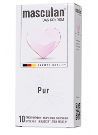 Супертонкие презервативы Masculan Pur - 10 шт. - Masculan - купить с доставкой в Калининграде
