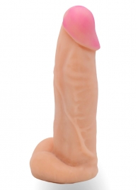 Телесная насадка на Harness с коннектором в ламинате - 20 см. - LOVETOY (А-Полимер) - купить с доставкой в Калининграде