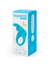 Голубое эрекционное виброкольцо Happy Rabbit Rechargeable Rabbit Cock Ring - Happy Rabbit - в Калининграде купить с доставкой