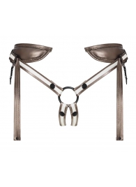 Бронзовый пояс для насадок Desirous Harness - Strap-on-me - купить с доставкой в Калининграде