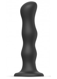 Черная насадка Strap-On-Me Dildo Geisha Balls size XL - Strap-on-me - купить с доставкой в Калининграде