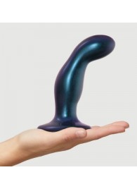 Темно-синяя насадка Strap-On-Me Dildo Plug Snaky size M - Strap-on-me - купить с доставкой в Калининграде