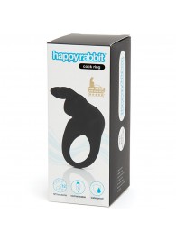 Черное эрекционное виброкольцо Happy Rabbit Rechargeable Rabbit Cock Ring - Happy Rabbit - в Калининграде купить с доставкой