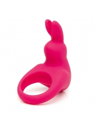 Розовое эрекционное виброкольцо Happy Rabbit Rechargeable Rabbit Cock Ring - Happy Rabbit - в Калининграде купить с доставкой