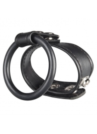 Двойное кольцо выносливости на пенис DUAL STAMINA RING - BlueLine - в Калининграде купить с доставкой