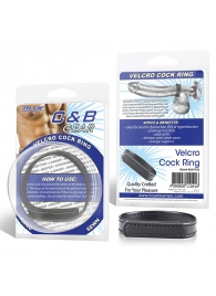 Кольцо на пенис из искусственной кожи на липучке VELCRO COCK RING - 5 см. - BlueLine - в Калининграде купить с доставкой