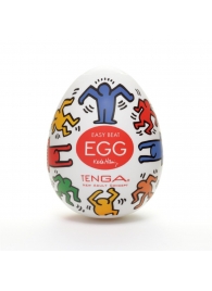 Мастурбатор-яйцо Keith Haring EGG DANCE - Tenga - в Калининграде купить с доставкой