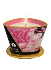 Массажная свеча Rose Petals с ароматом розы - 170 мл. - Shunga - купить с доставкой в Калининграде