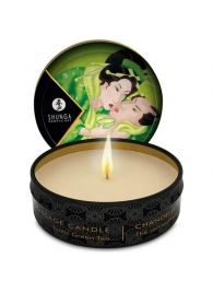 Массажная свеча Exotic Green Tea с ароматом зелёного чая - 30 мл. - Shunga - купить с доставкой в Калининграде