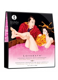 Соль для ванны Lovebath Dragon Fruit, превращающая воду в гель - 650 гр. - Shunga - купить с доставкой в Калининграде