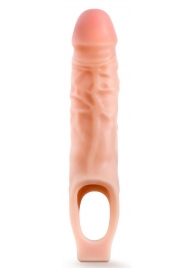 Телесная насадка на пенис 9 Inch Cock Sheath Extender - 22,2 см. - Blush Novelties - в Калининграде купить с доставкой