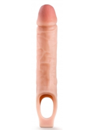 Телесная насадка на пенис 10 Inch Cock Sheath Extender - 25 см. - Blush Novelties - в Калининграде купить с доставкой