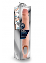 Телесная насадка на пенис 11.5 Inch Cock Sheath Penis Extender - 29,2 см. - Blush Novelties - в Калининграде купить с доставкой