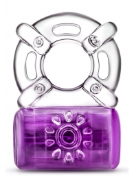 Фиолетовое эрекционное виброкольцо One Night Stand Vibrating C-Ring - Blush Novelties - в Калининграде купить с доставкой