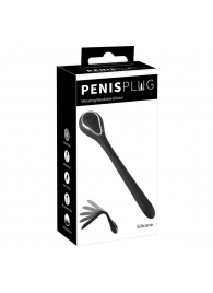 Черный гибкий уретральный стимулятор с вибрацией Vibrating Bendable Dilator - 13,5 см. - Orion - купить с доставкой в Калининграде